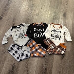 NWOT! Bundle lot of boys onsie outfits 3-6 month